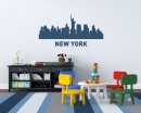 City of USA Vinyl Decals Silhouette Modern Wall Art Sticker